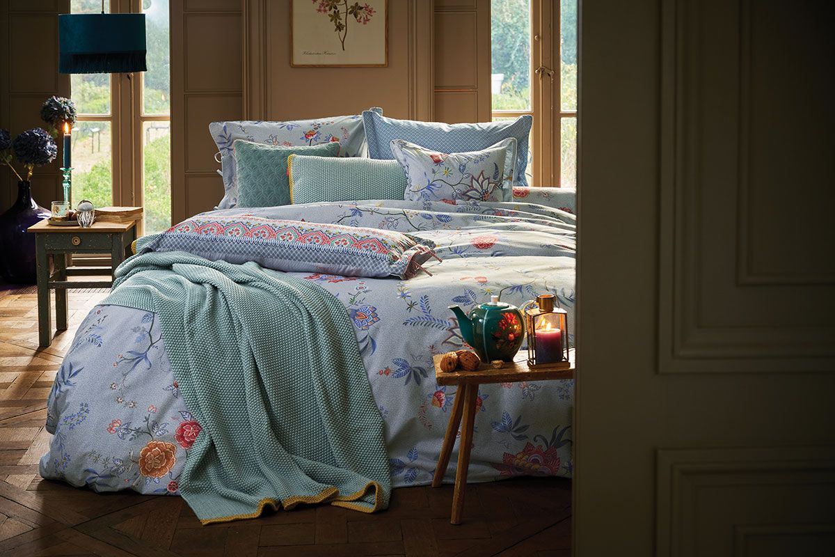 Duvet Cover Flower Festival Blue