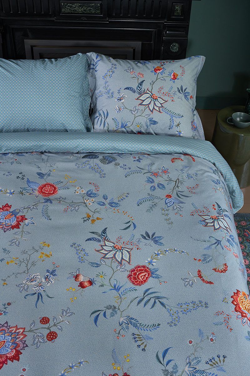 Duvet Cover Flower Festival Blue