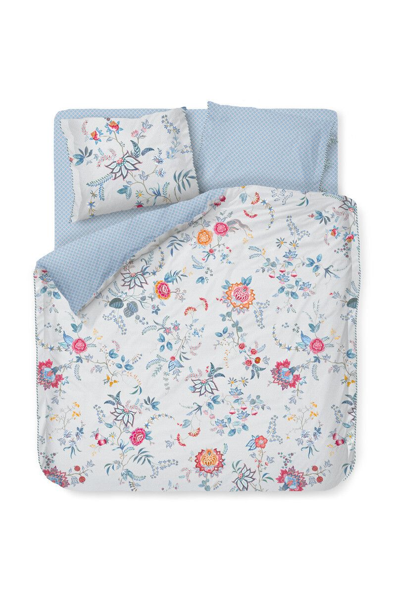 Duvet Cover Flower Festival White