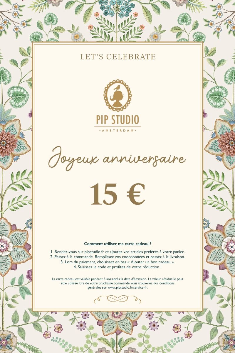 Carte cadeau digitale €15