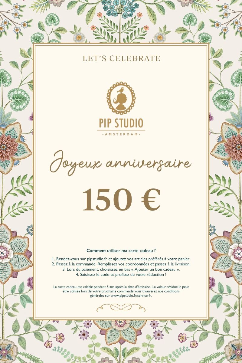Carte cadeau digitale €150