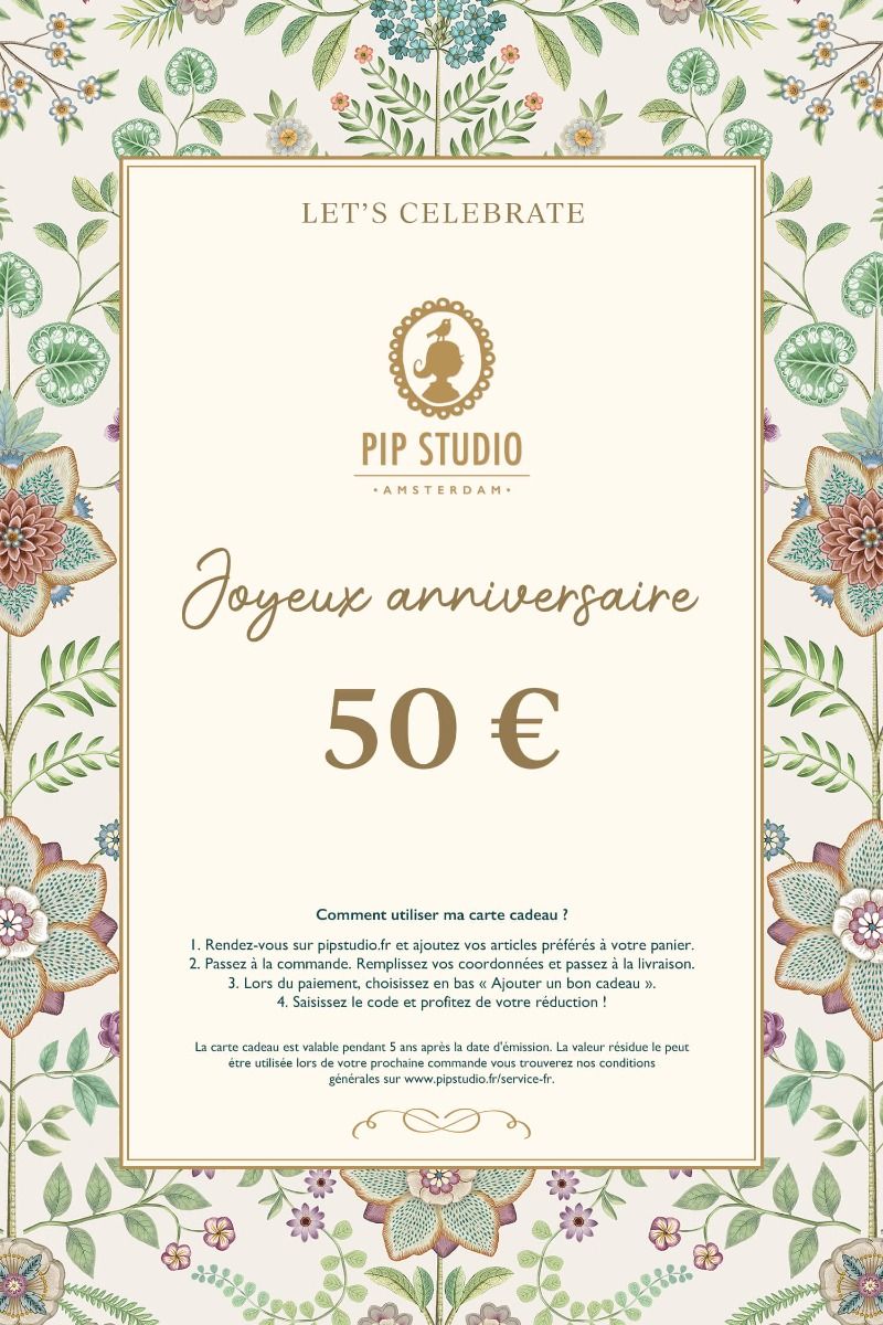 Carte cadeau digitale €50