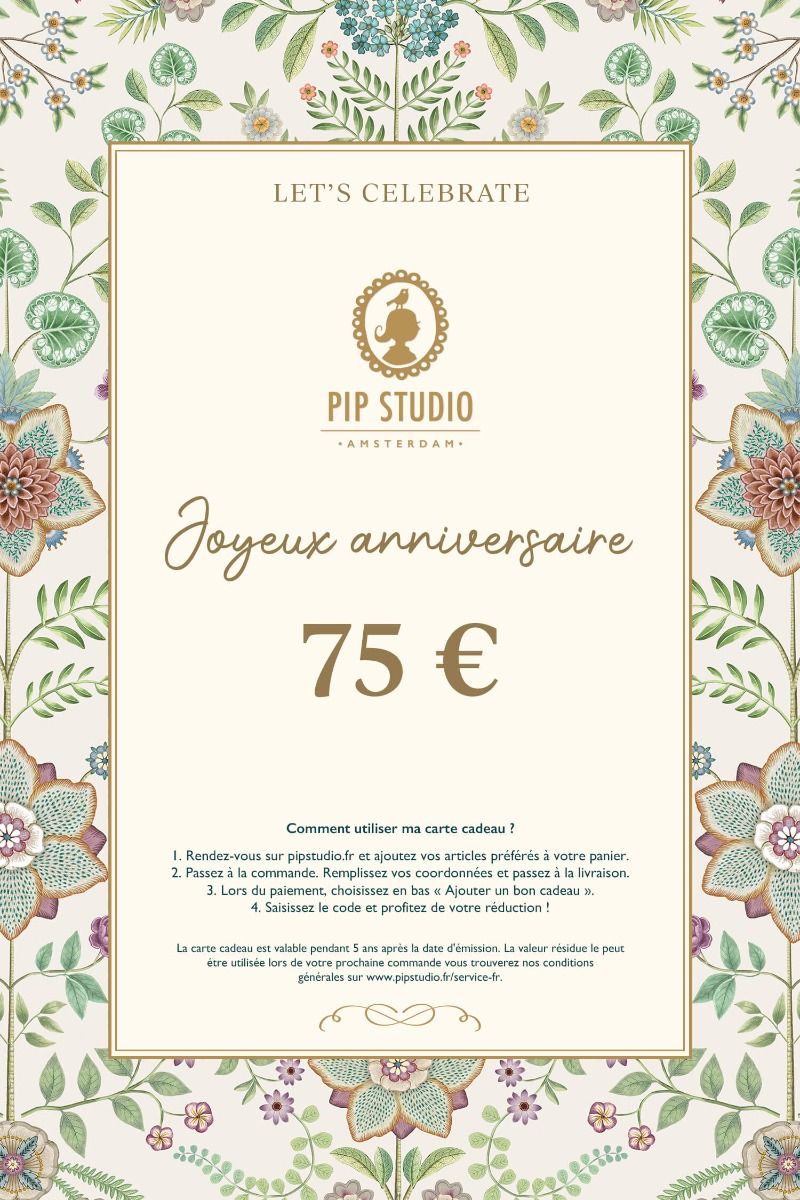Carte cadeau digitale €75