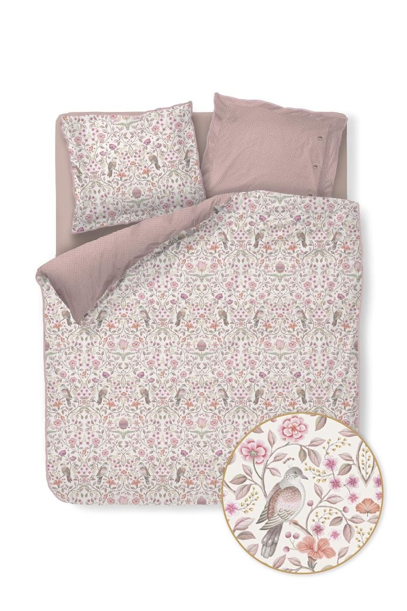 Duvet Cover Set Garden of Dove Off-white
