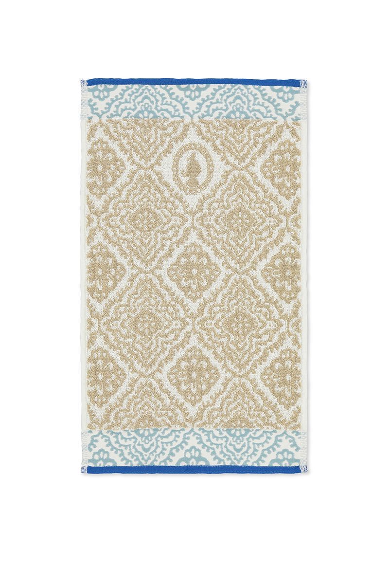 Guest towel Jacquard Check Khaki 30x50 cm