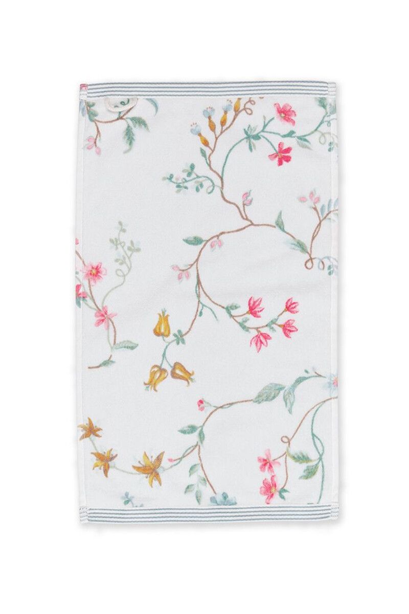 Guest Towel Les Fleurs White 30x50 cm