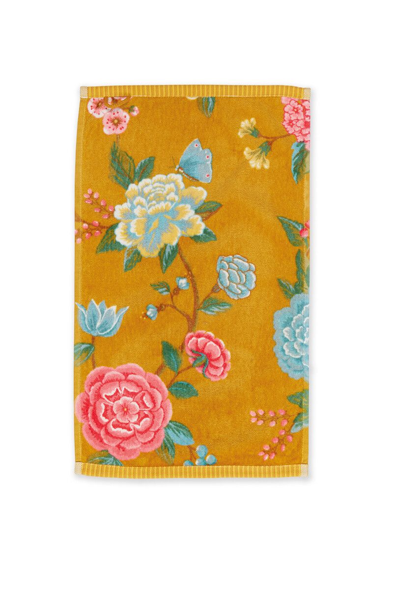 Gastendoek Set/3 Good Evening Geel 30x50 cm