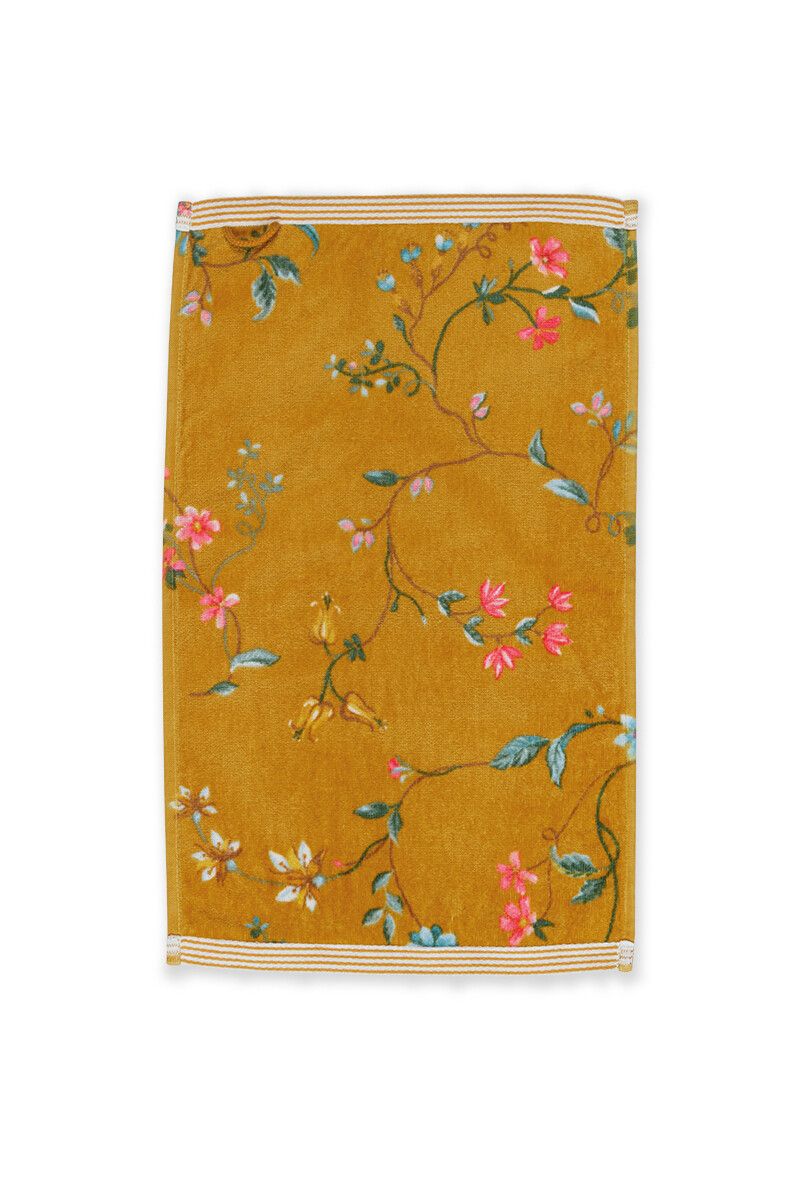 Guesttowel Set/3 Les Fleurs Yellow 30x50 cm