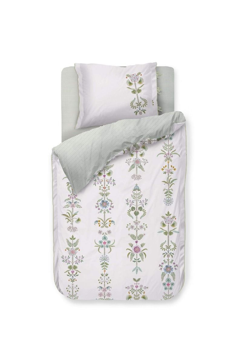 Ensemble housse de couette Hiedra Blanc Cassé