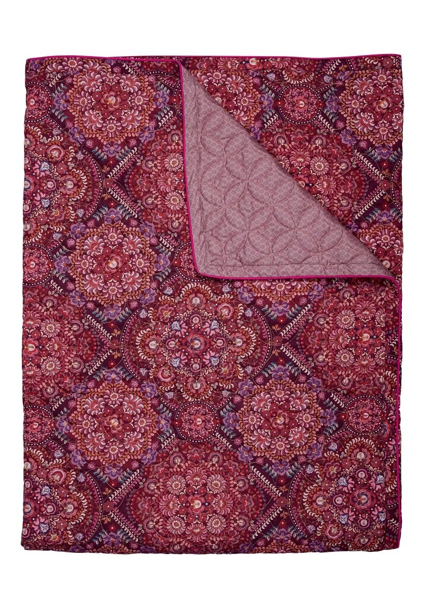 Quilt Il Mosaico Dark Red