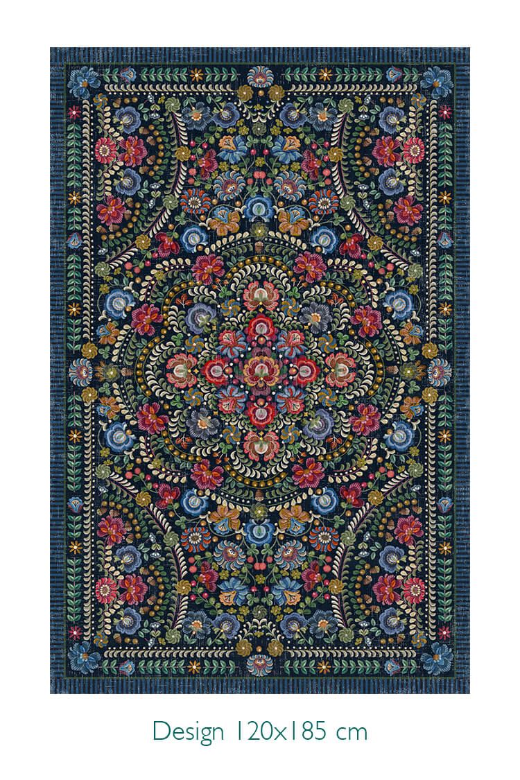 Carpet Il Ricamo by Pip Dark Blue