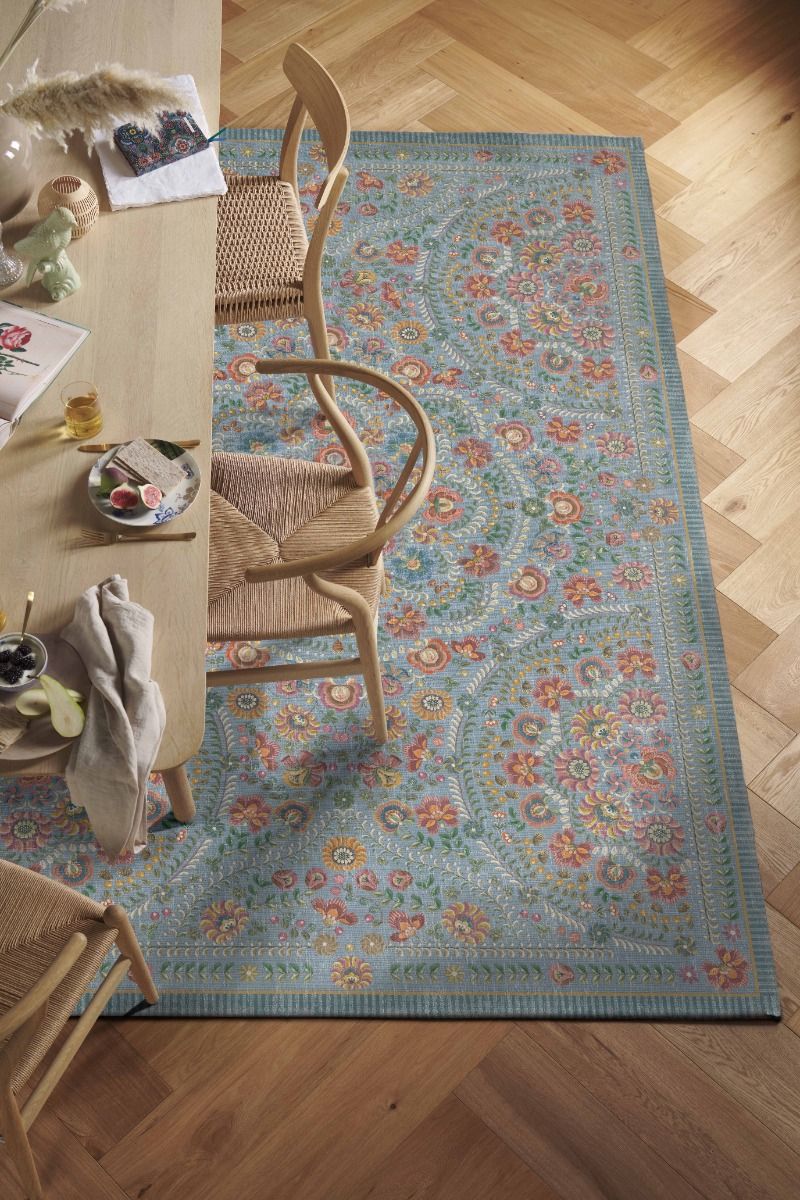 Carpet Il Ricamo by Pip Light Blue
