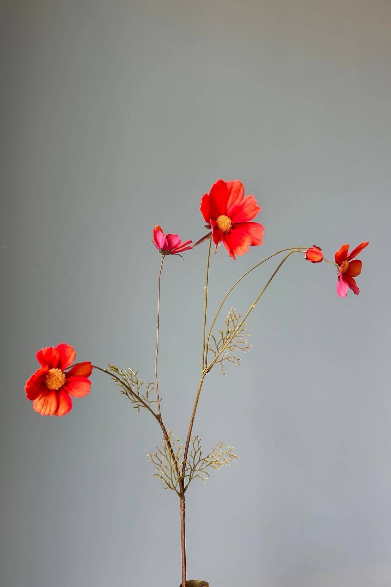 Pip Artificial Flowers Orange Glow