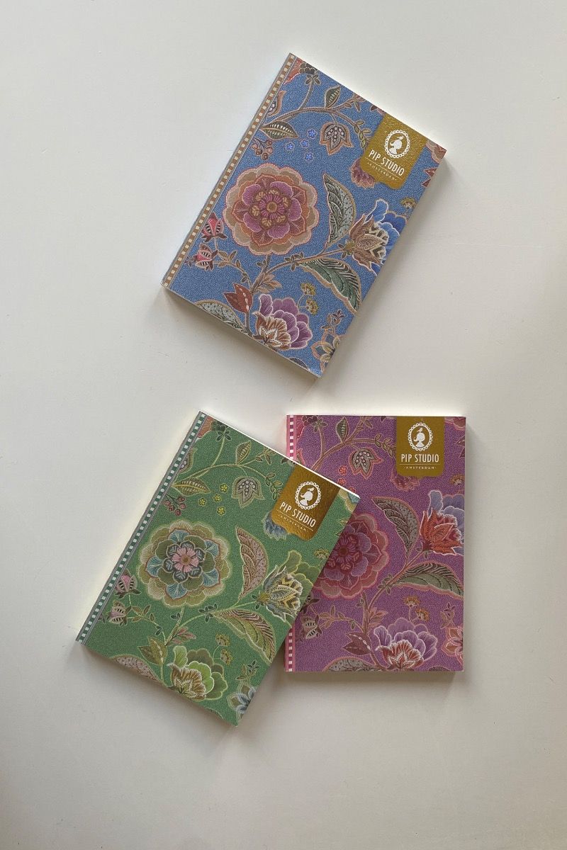 Carnet A5 Lignés Matata Rose, Bleu ou Vert