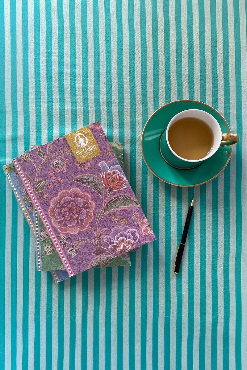 Carnet A5 Lignés Matata Rose, Bleu ou Vert
