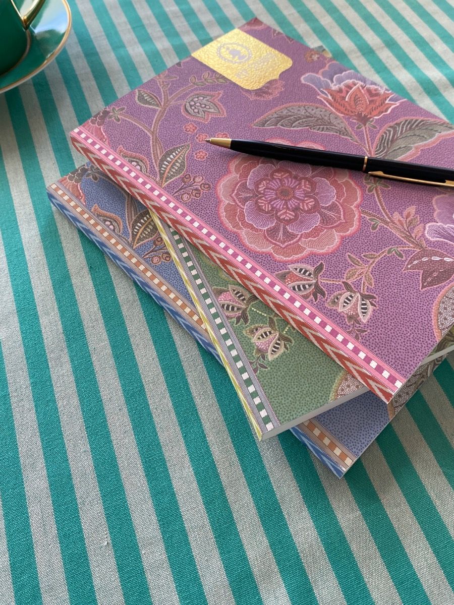 Carnet A5 Lignés Matata Rose, Bleu ou Vert