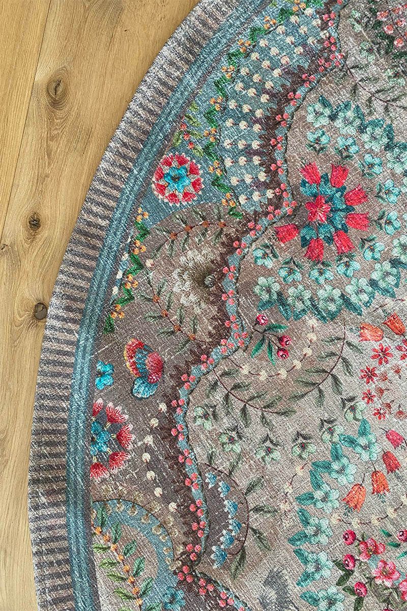 Round Carpet Moon Delight by Pip Pastel Khaki