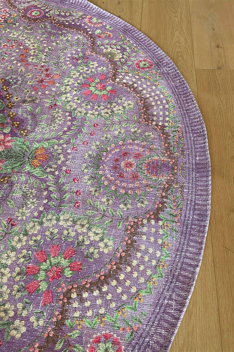 Tapis Rond Moon Delight by Pip Lilas