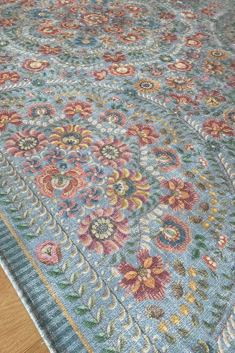 Carpet Il Ricamo by Pip Light Blue