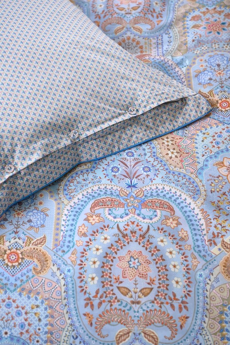 Taie d'oreiller Jabali Flower Bleu