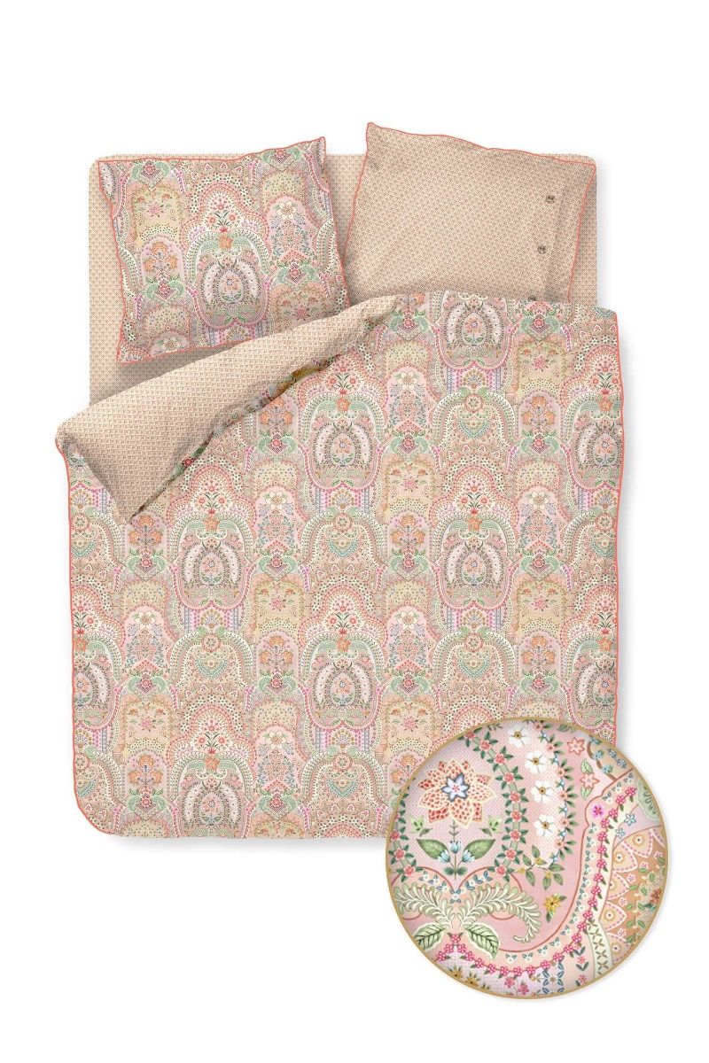 Bettbezugsset Jabali Flower Koralle