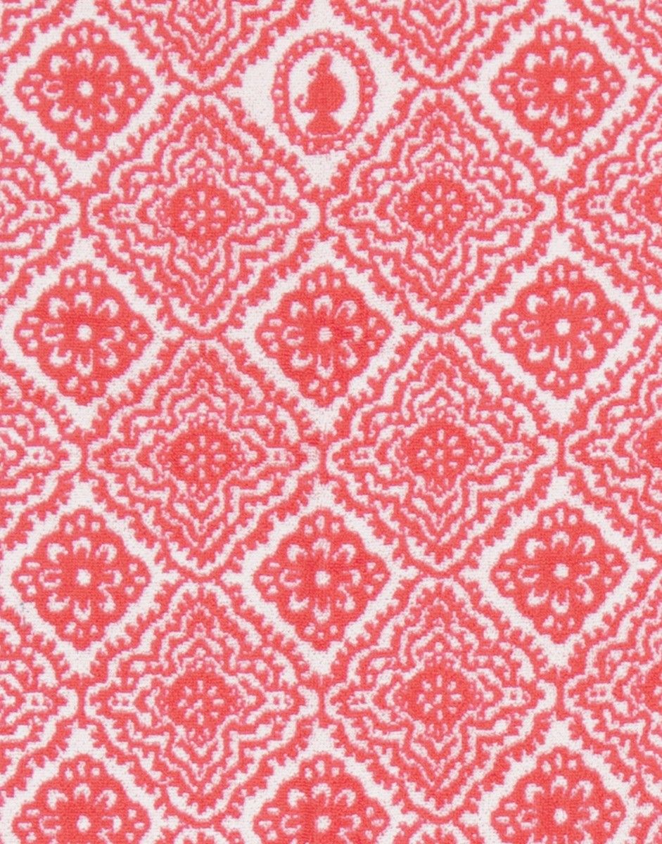 Große Duschlaken Jacquard Check dunkelrosa 70x140 cm