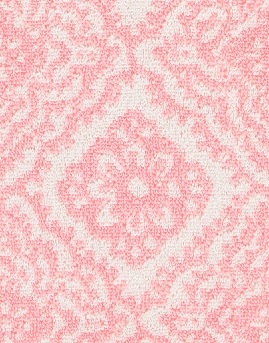 Washandje Jacquard Check roze 16x22 cm