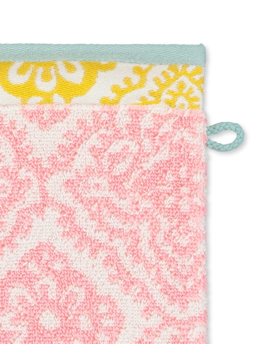 Wash cloth Jacquard Check Pink 16x22 cm