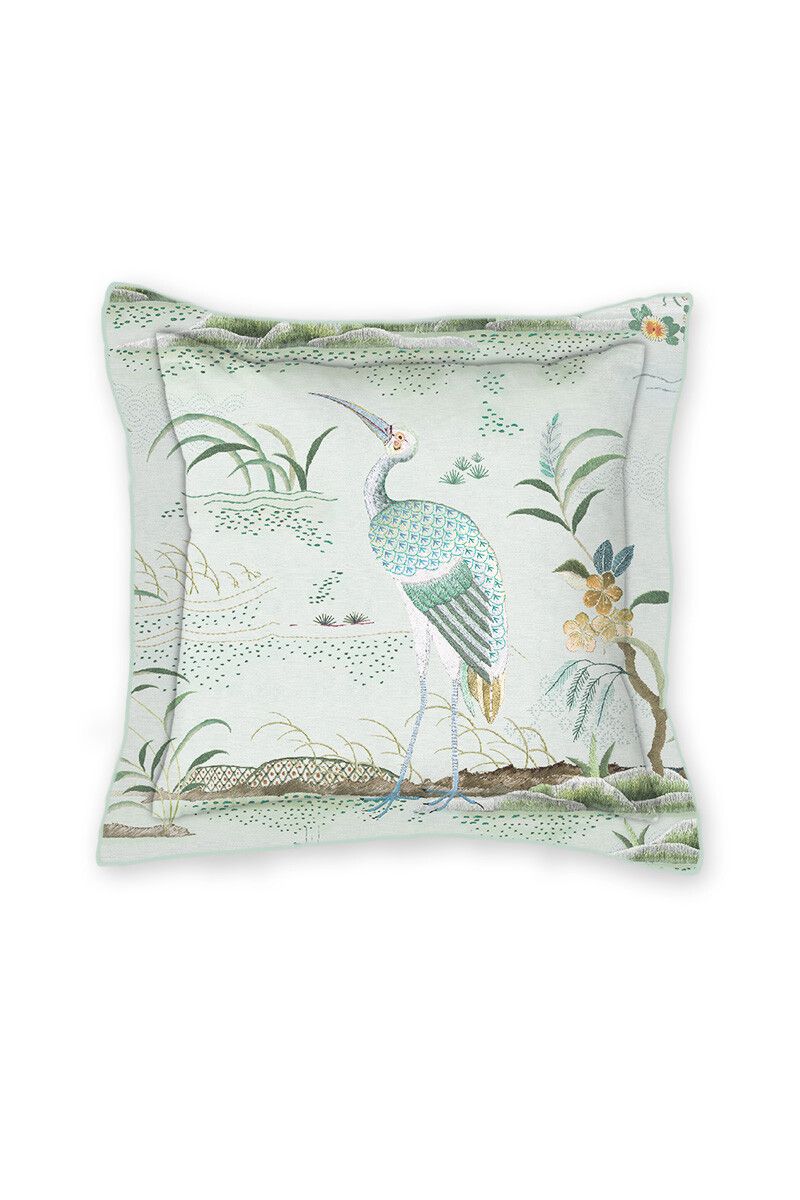 Cushion Square Japonica White
