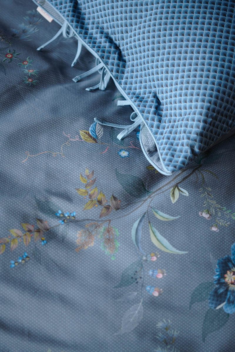 Pillowcase Kawai Flower Blue