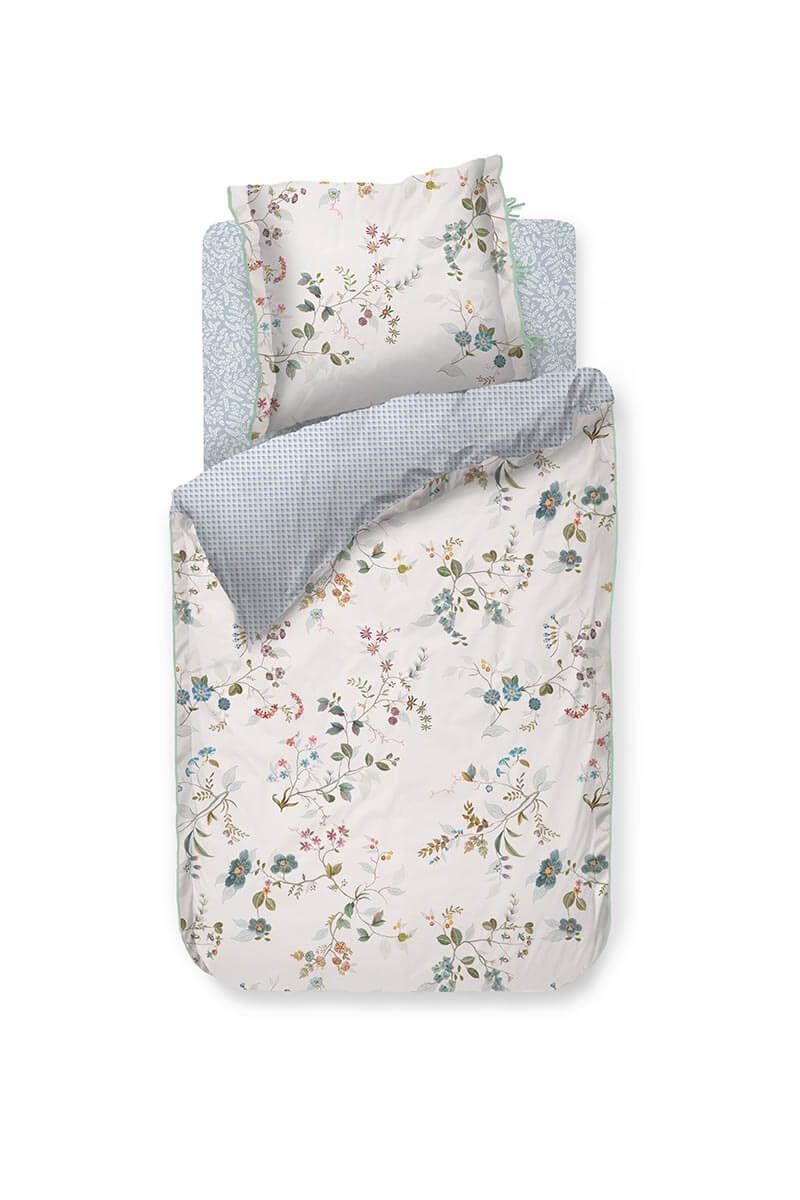 Duvet Cover Kawai Flower White