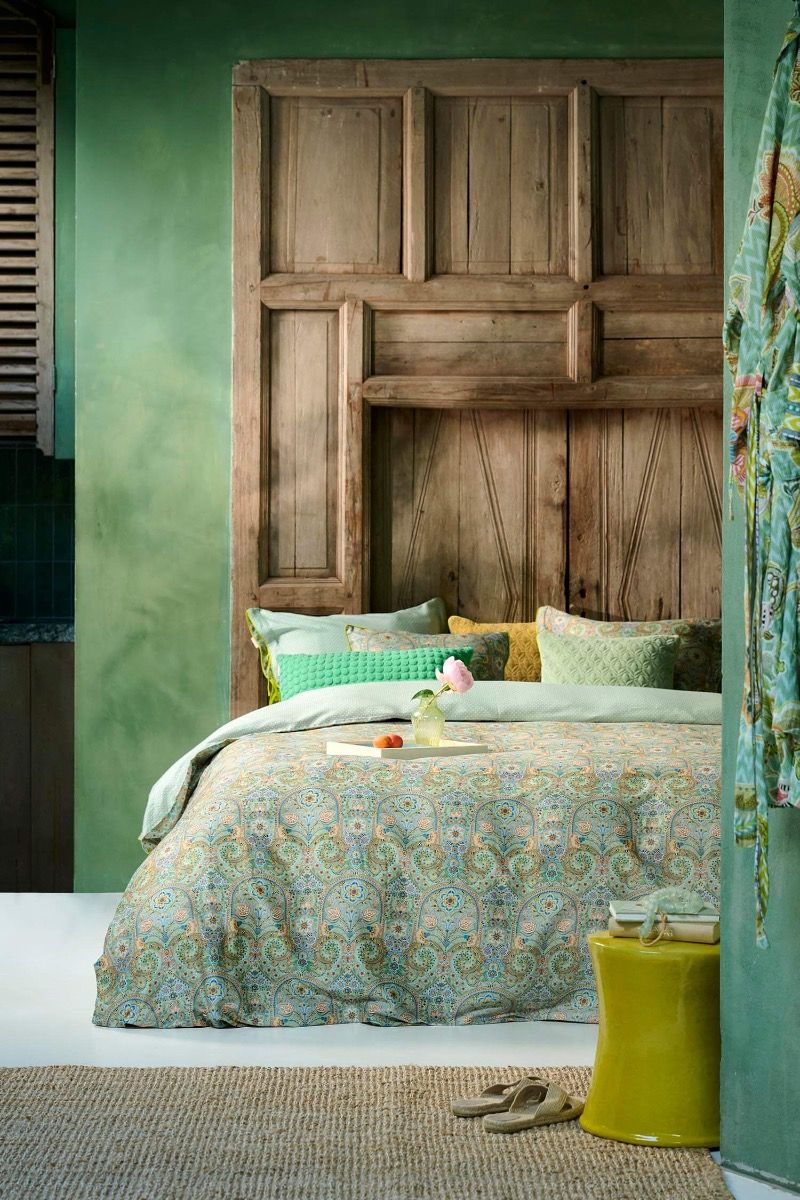 Ensemble housse de couette Kikoy Vert