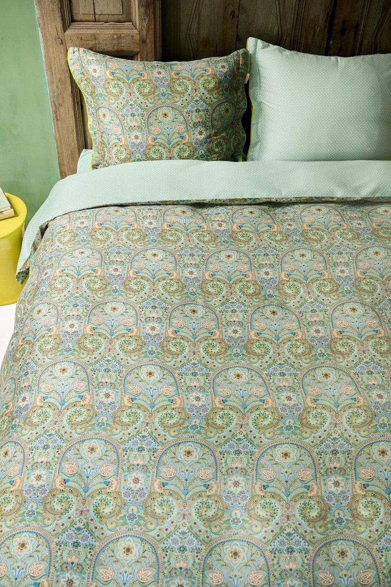 Ensemble housse de couette Kikoy Vert