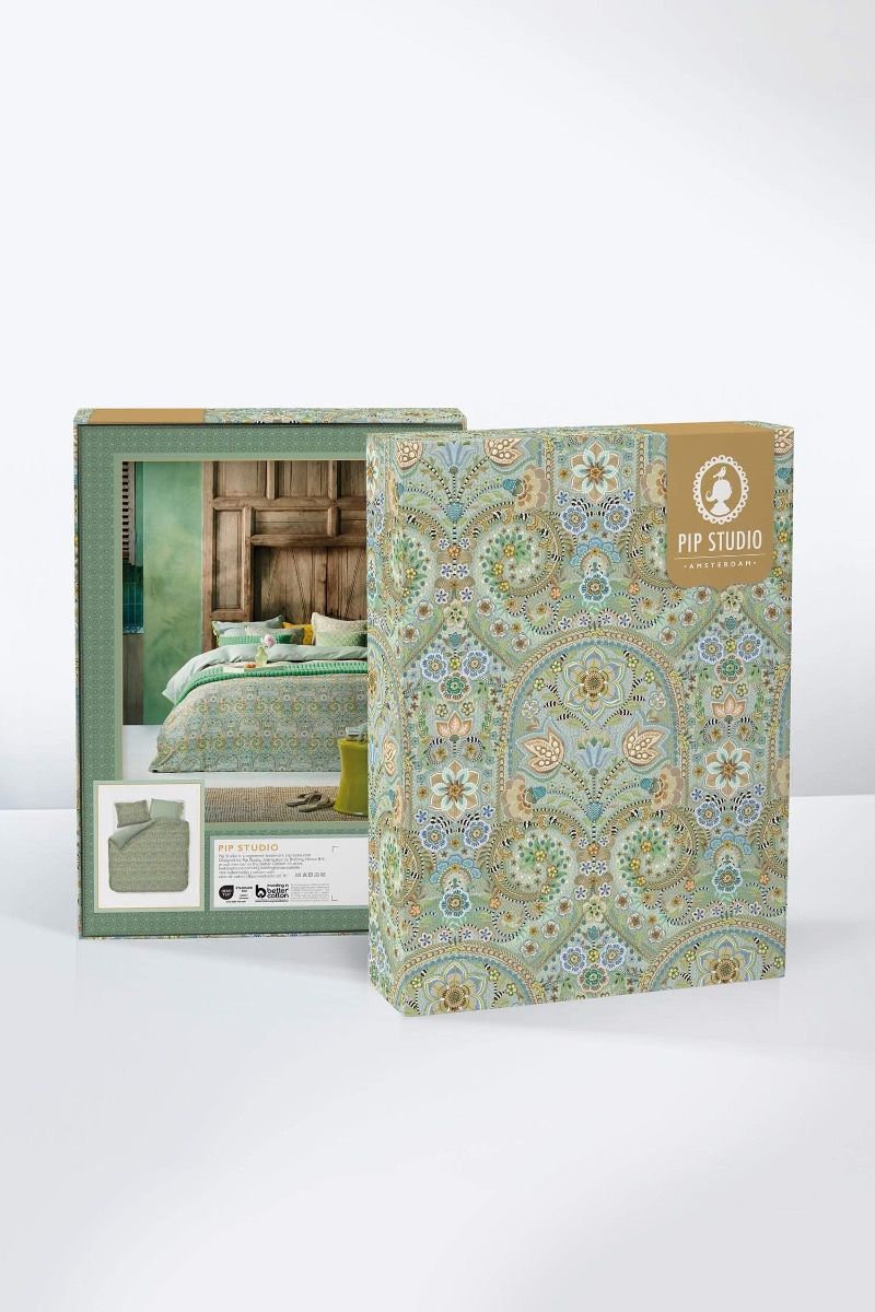 Ensemble housse de couette Kikoy Vert
