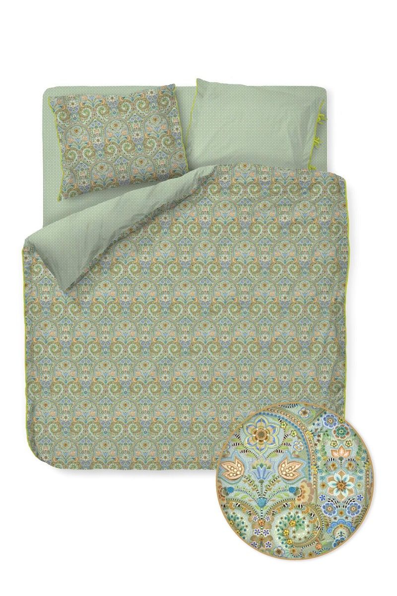 Ensemble housse de couette Kikoy Vert