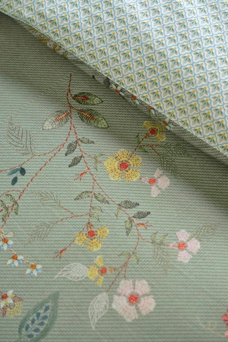 Duvet Cover Set Kili Flower Green