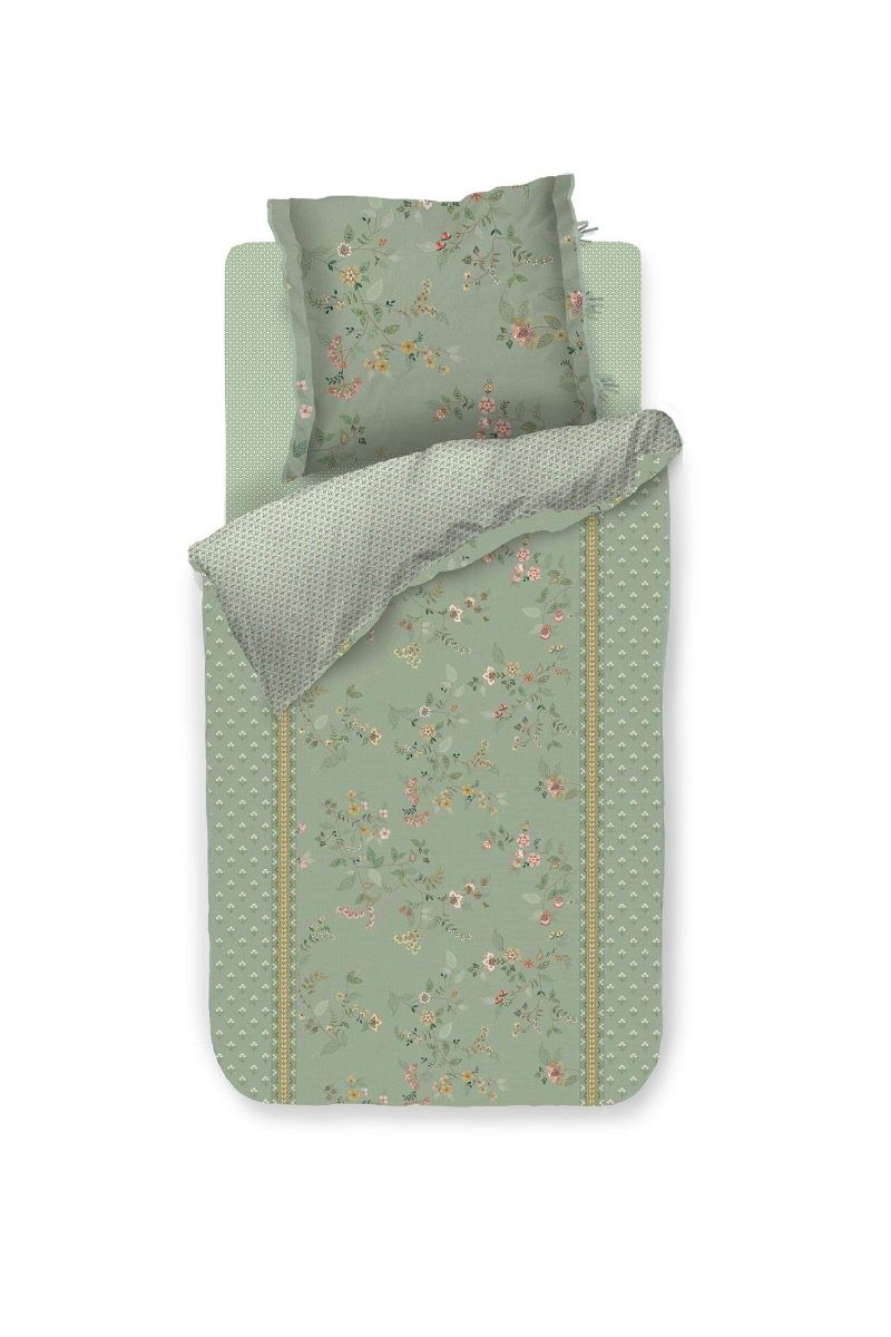 Duvet Cover Set Kili Flower Green