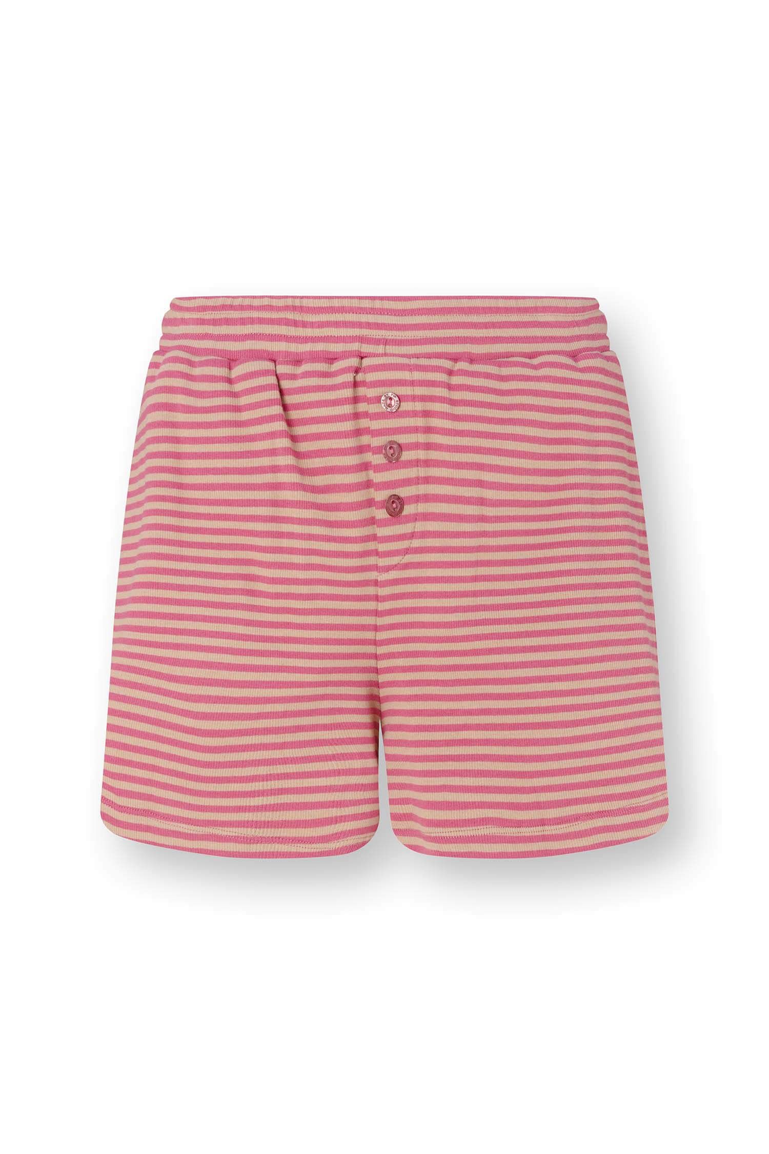 Bobi Korte Broek Little Sumo Stripe Roze