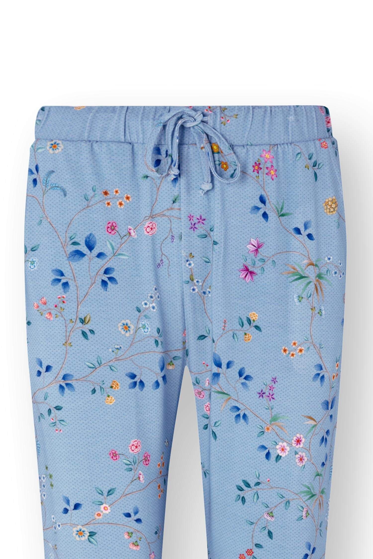 Bobien Lange Broek Delhi Dreams Blauw