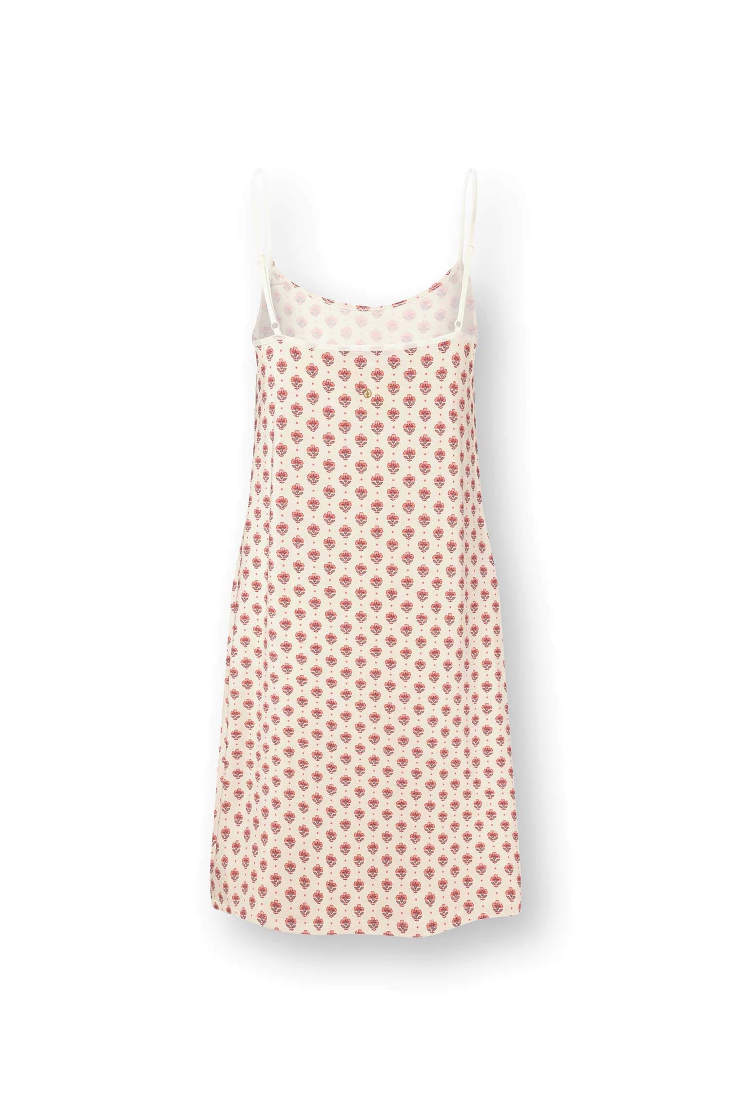 Diezel Nachthemd Mouwloos Jaipur Flower Wit/Roze