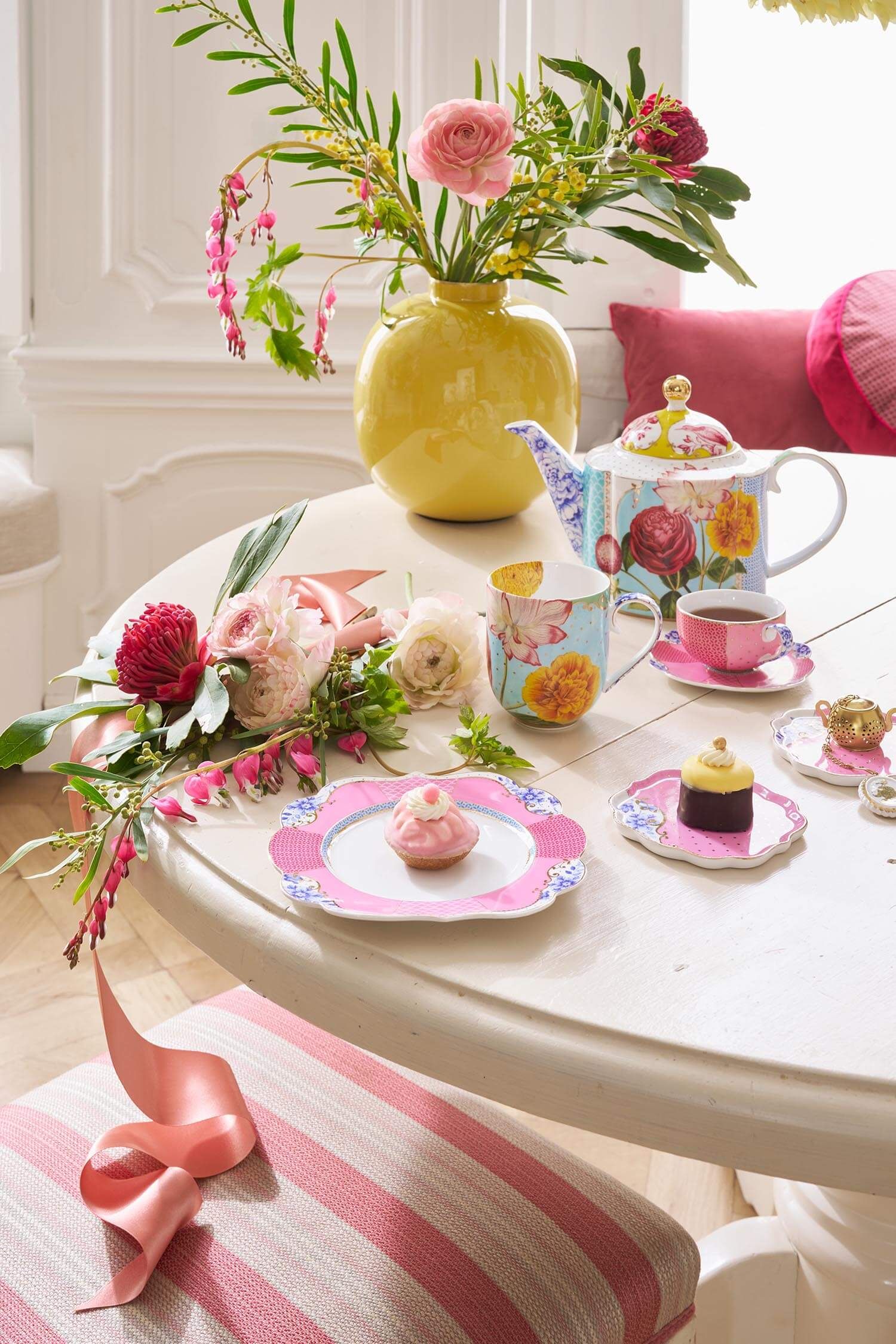 Set/2 Tasses et Soucoupes à Expresso Royal Rose 125ml