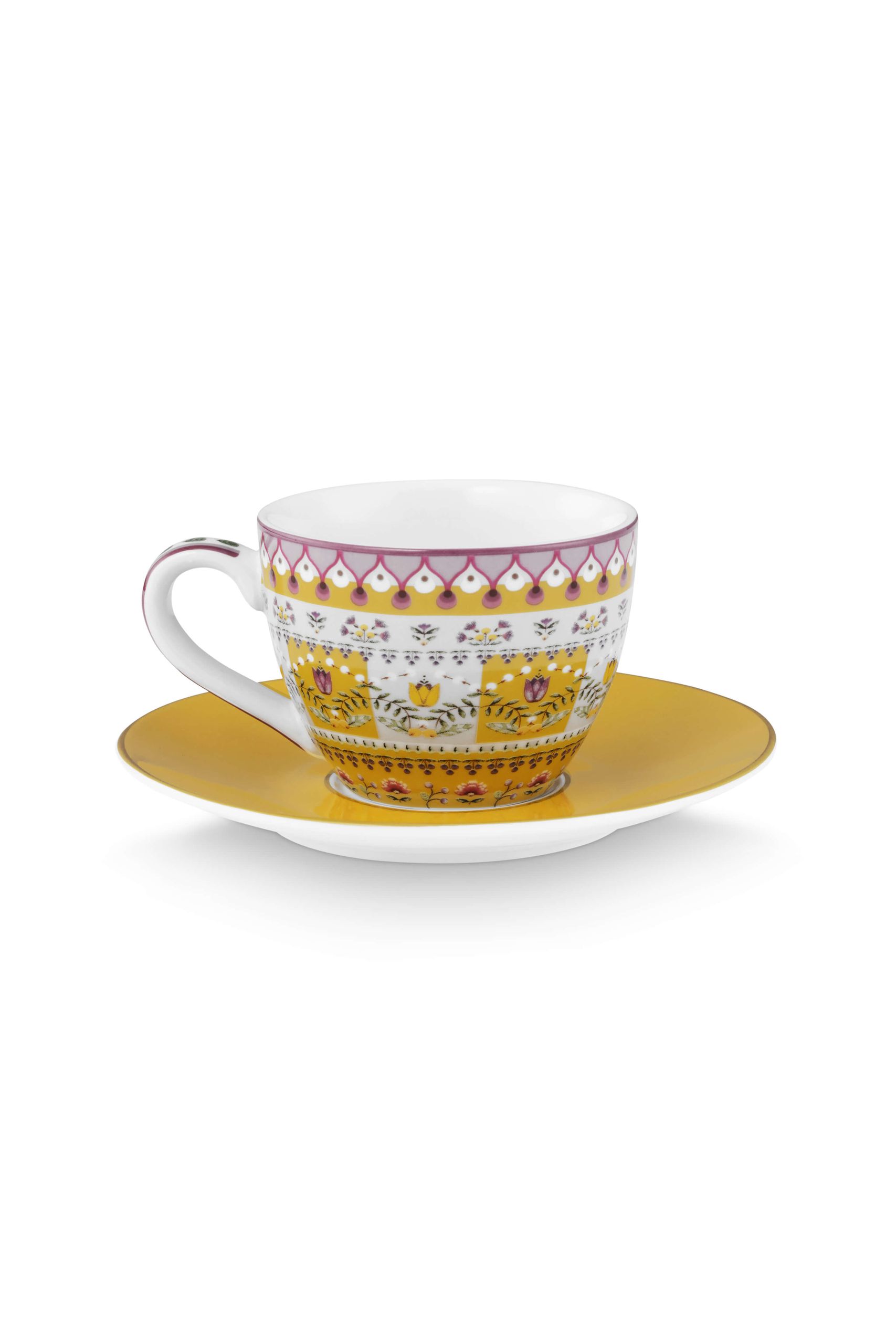 Tasse et Soucoupe à Expresso Lily&Lotus Moon Delight Jaune 120ml