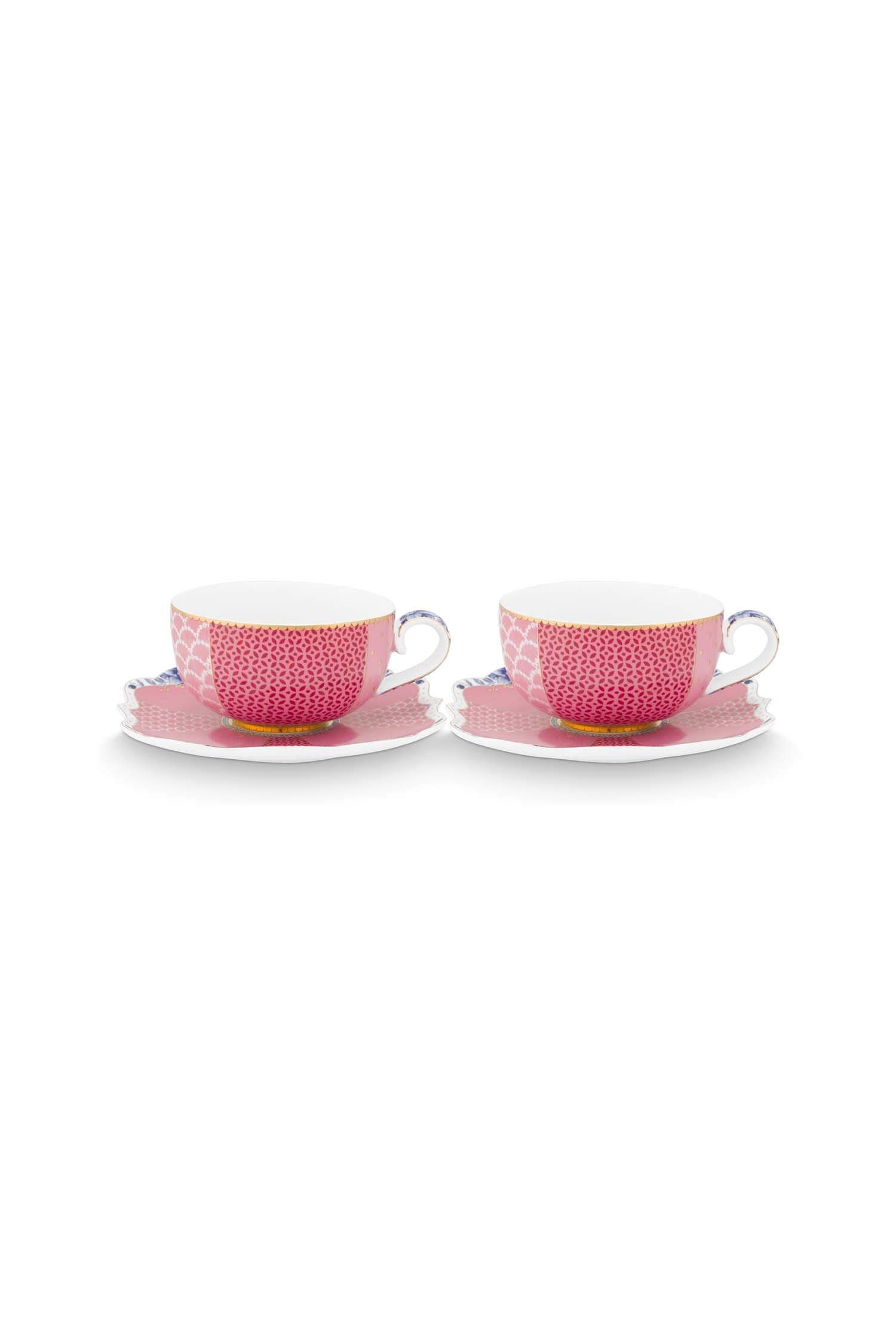 Set/2 Tasses et Soucoupes à Expresso Royal Rose 125ml