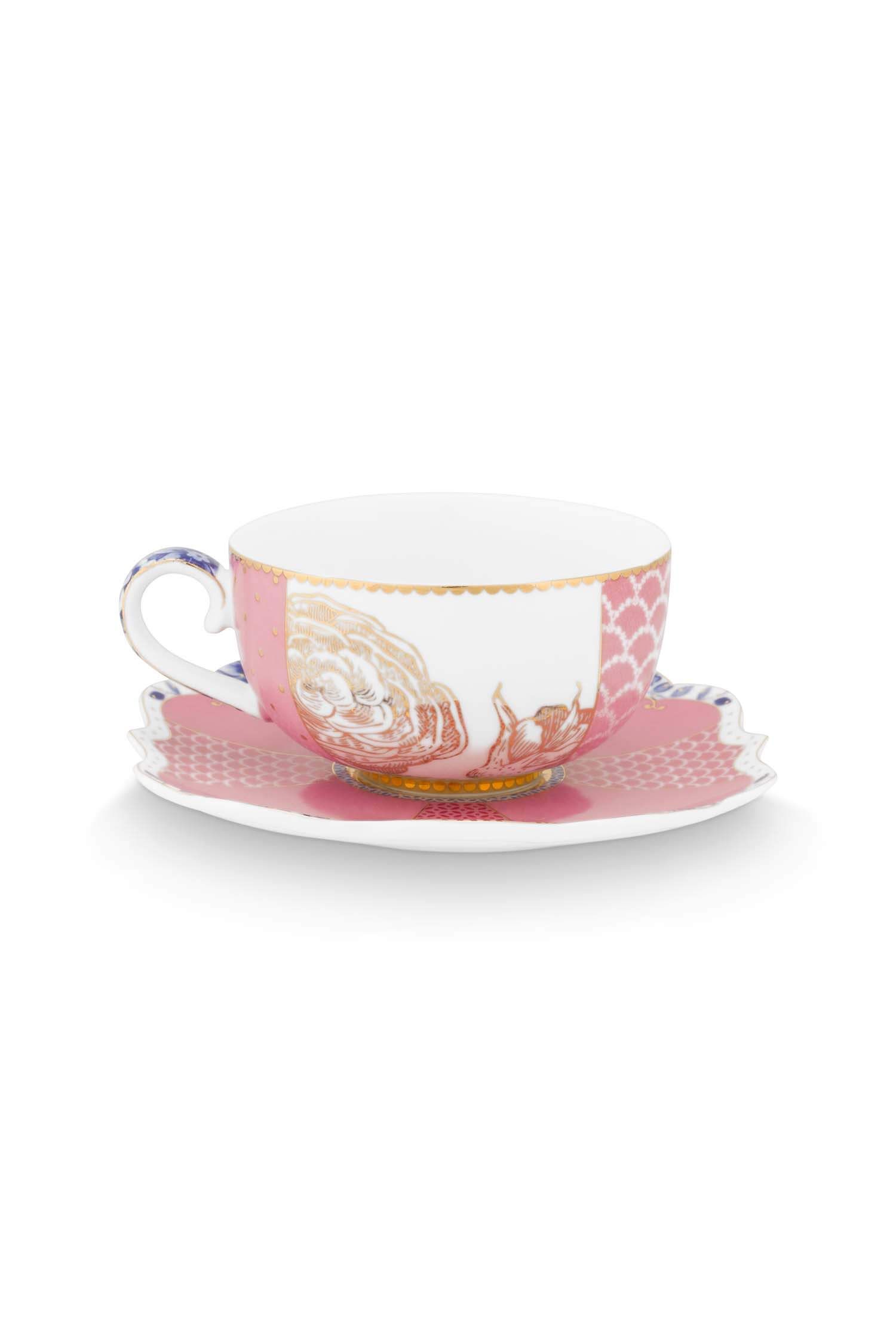 Set/2 Tasses et Soucoupes à Expresso Royal Rose 125ml