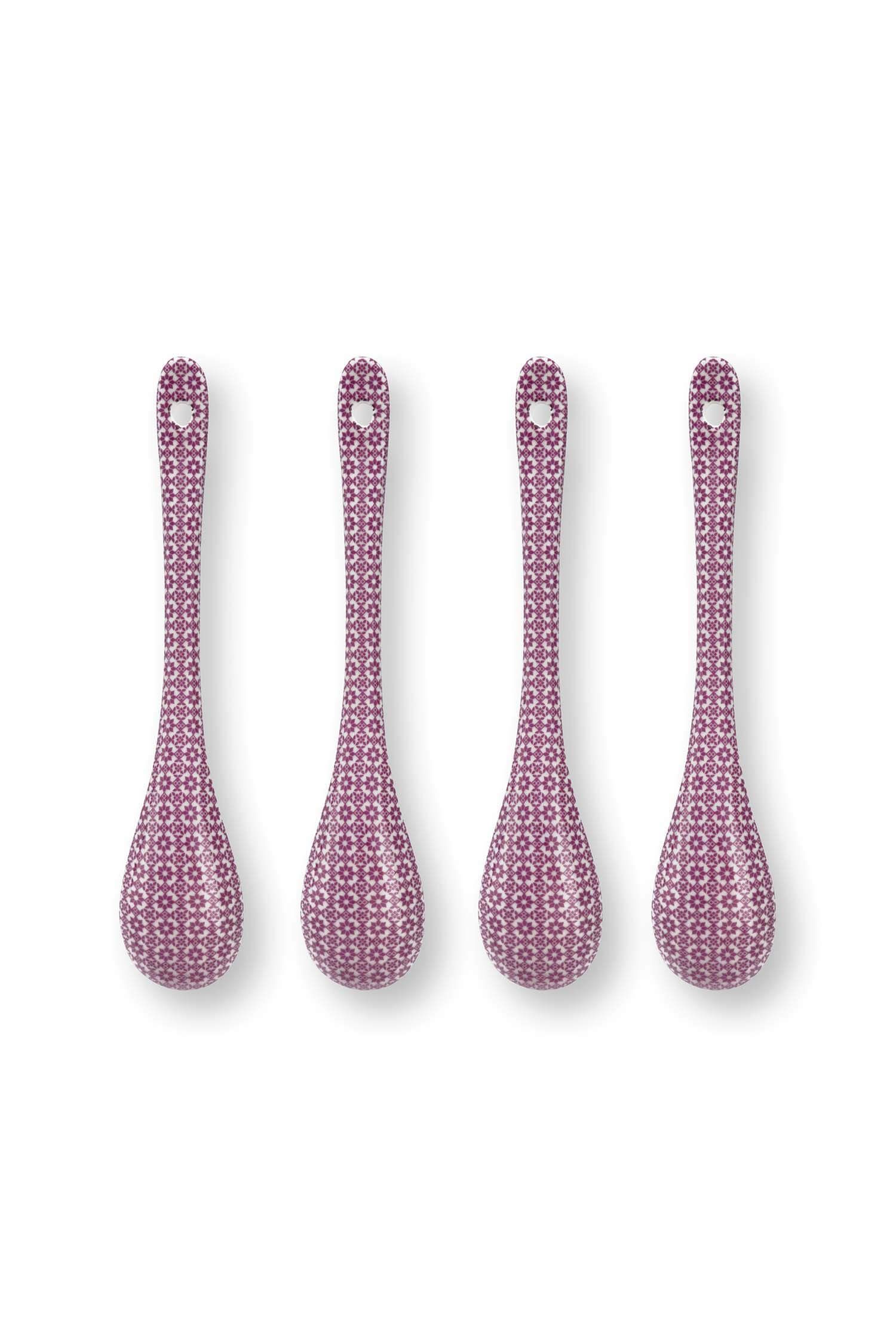 Set/4 Teaspoons Lily&Lotus Lilac 13cm
