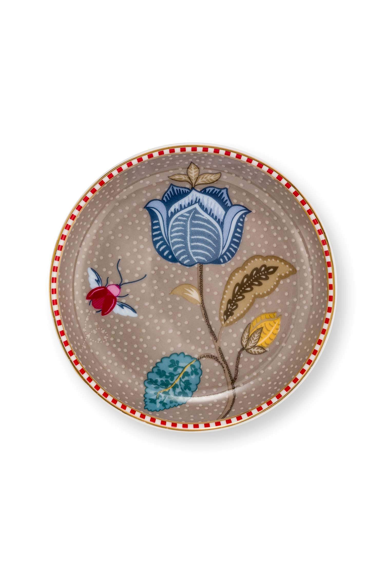 Soucoupe à Thé Blooming Tales Fantasy Khaki 9cm