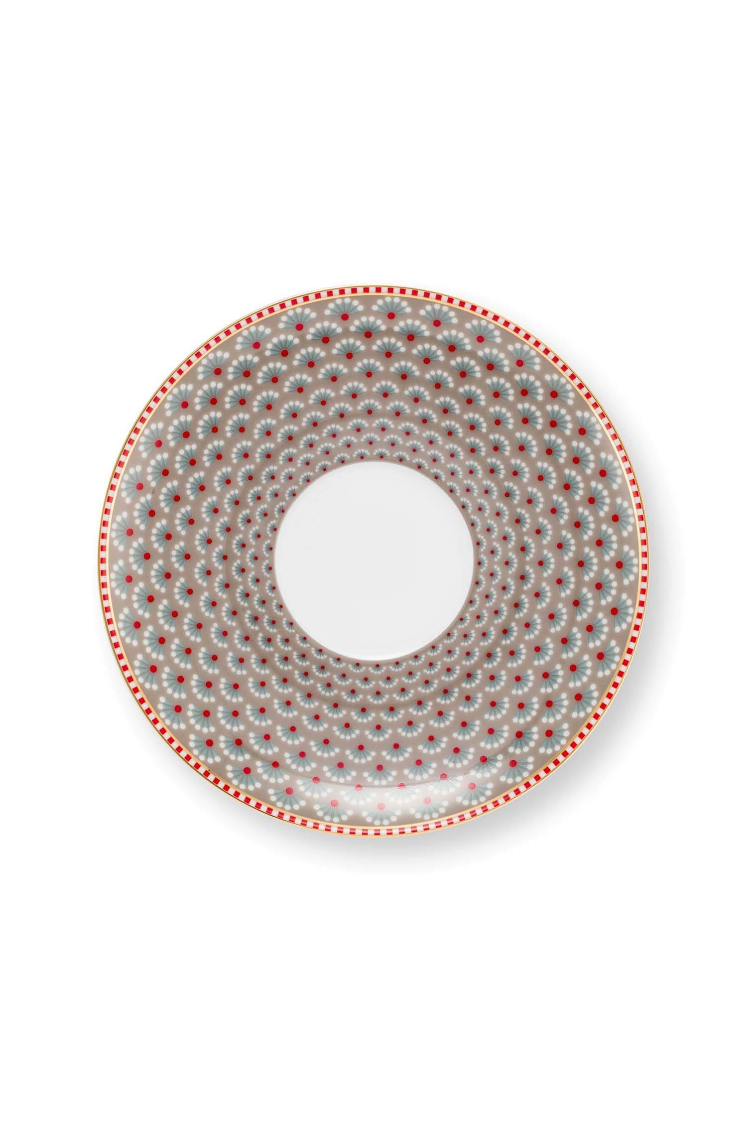 Tasse et Soucoupe Blooming Tales Fantasy Khaki 300ml