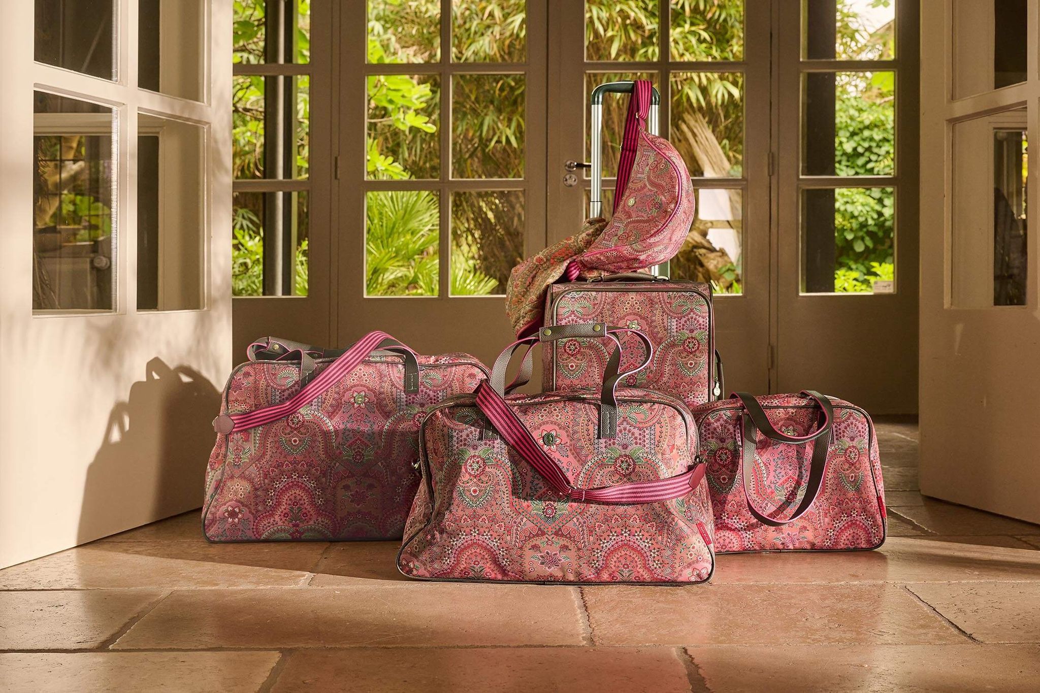 Reisetaschen Tovy Klein Jabali Rot