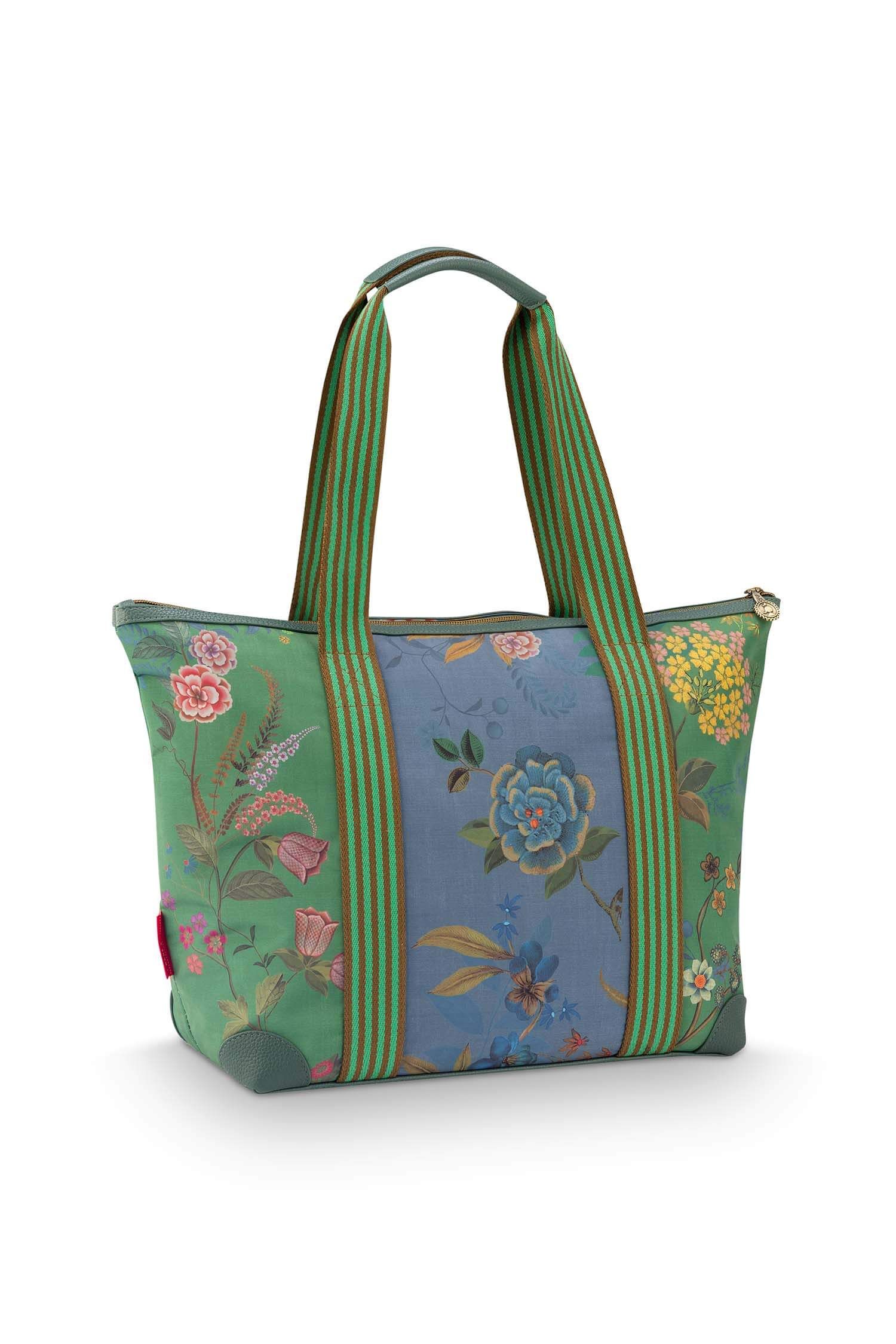 Tragetasche Tilda Mittelgroß Bodhi Flower Grün