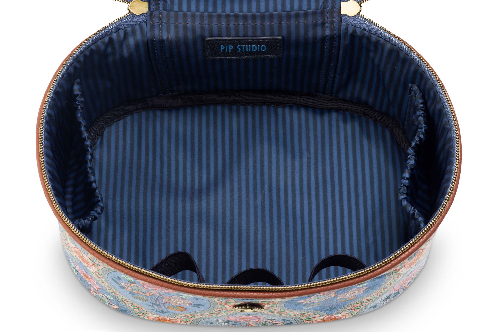 Beauty Case Cleo Ornamento Blauw